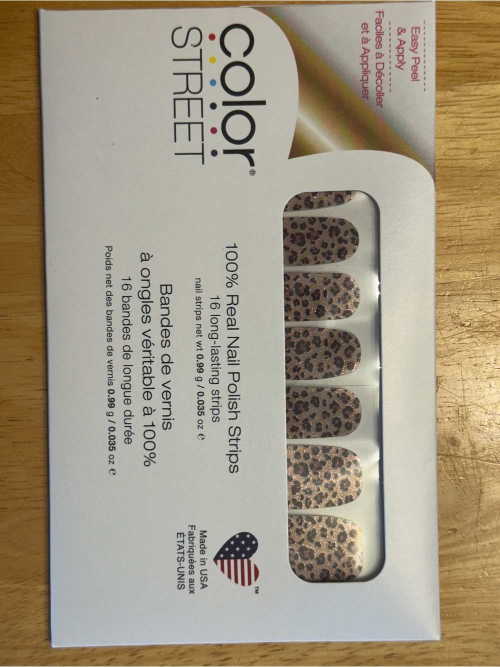 Color Street Leopard Coat Nail Polish Strips - Brown